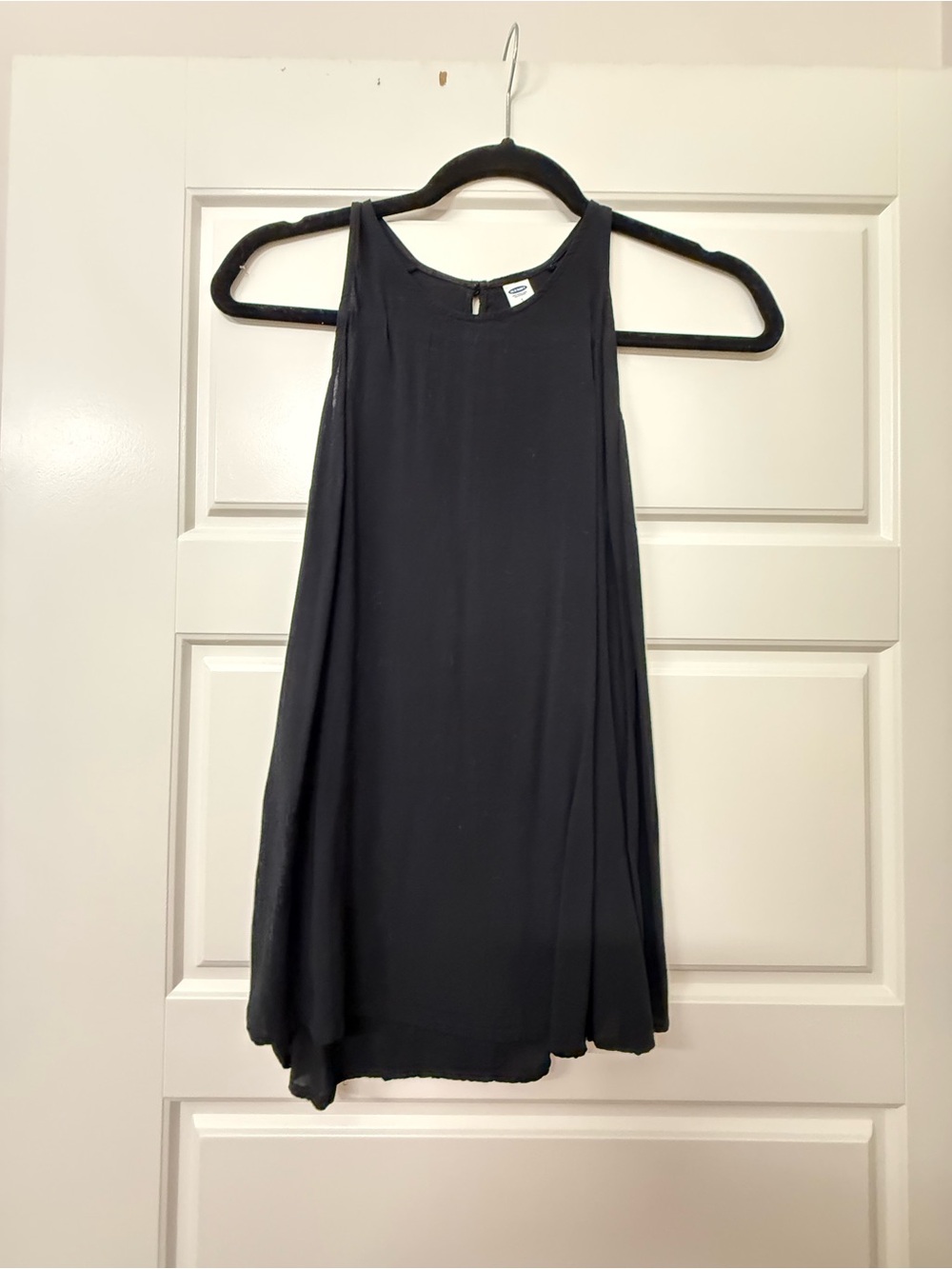 Old Navy Black Sleeveless Swing Tank Top